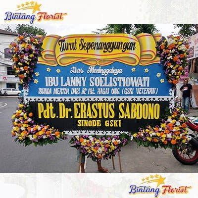 Bunga Papan Duka Cita Bintang Florist Mojokerto