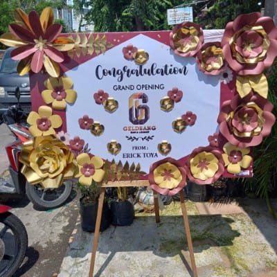 Bunga Papan Kertas Surabaya