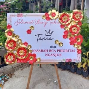 Bunga Papan Kertas Surabaya