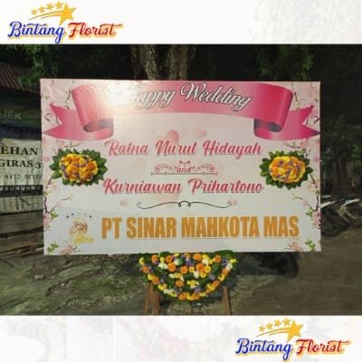 Bunga Papan Wedding Bintang Florist